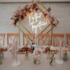 dekoracje na stoły weselne