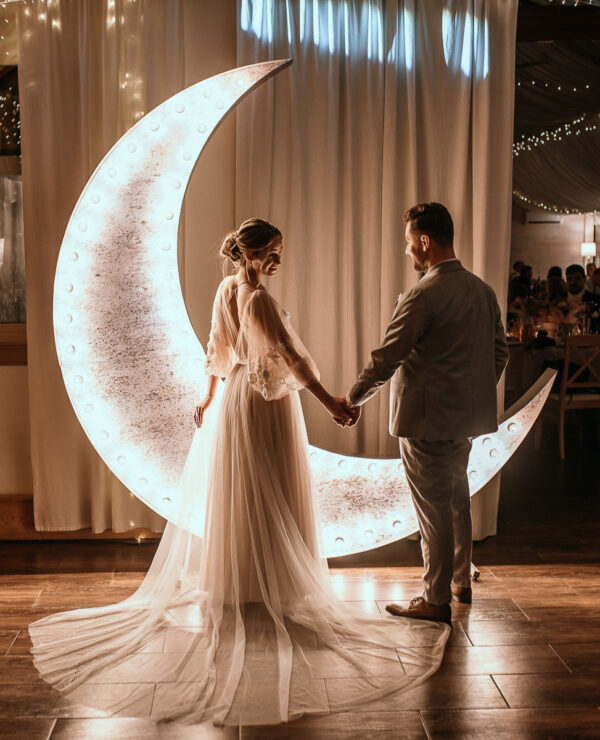 księżyc na wesele, ksiezyc na wesele, dekoracje ślubne, dekoracje ślubne